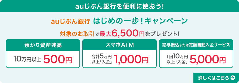 auじぶん銀行を便利に使おう!